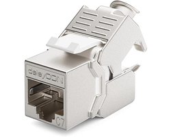 CAT 7 Keystone Jack Module - RJ45 Vrouwelijk Connector voor Netwerk Kabels tot 10 Gbit/s