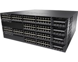 Cisco Catalyst WS-C3650-48FD-E netwerk-switch Managed L3 Gigabit Ethernet (10/100/1000) Power over Ethernet (PoE) 1U Zwart