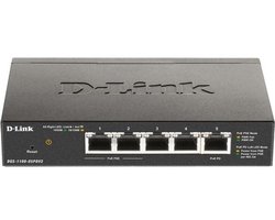 D-Link DGS-1100-05PDV2 - Netwerkswitch - 5 Poorten - PoE - Managed
