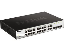 D-Link DGS-1210-20/E - Netwerkswitch - Smart Managed - 20 Poorten