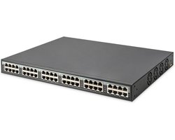 Gigabit PoE+ Injector voor Rackmontage - 24 Poorten - 370W Totaal