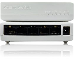 Gloovon® - NSX320G - Netwerk Switch - Unmanaged - 1000MB - 5 Poorten - Netwerk Splitter - Wit