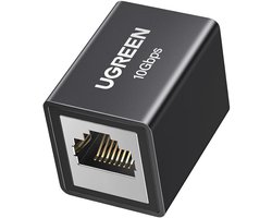 Lan Kabel Koppeling RJ45 10 Gigabit Ethernet Netwerk Koppeling Cat7/Cat6/Cat5e/Cat5 Zwart