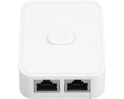 LAN switch 2 poorten - ethernet switch 10/100/1000Mbps - PoE extender - ideaal voor netwerkuitbreiding - ShopVlot