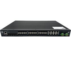 LevelOne IGU-2872 netwerk-switch Managed L2+ Zwart