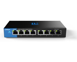 Linksys LN2308 - Netwerk Switch - Unmanaged - 2500 Mbps - 8-Poorten