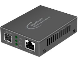 LogiLink Gigabit mediaconverter RJ45/SFP zwart