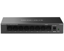 Mercusys MS108GS - Netwerkswitch - Unmanaged - Gigabit Ethernet - 8-Poorten