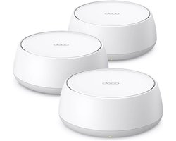 Mesh WiFi 7 Systeem (3 stuks) met 2.5 Gbit/s Poorten - Supersnel en Stabiel Thuisnetwerk