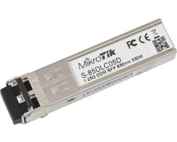 Mikrotik S-85DLC05D netwerk transceiver module 1250 Mbit/s SFP 850 nm