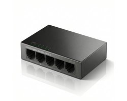 NBAP® Netwerk Switch - Netwerk Splitter-Unmanaged-Zwart