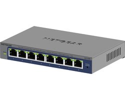 NETGEAR GS108E - Netwerk Switch - Smart Managed - 1 Gbps - 8 poorten