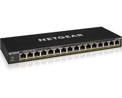 NETGEAR GS316PP - Netwerk Switch - Unmanaged - 1 Gbps - PoE Switch - 16 poorten