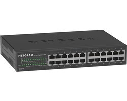NETGEAR GS324 - Netwerk Switch - Unmanaged - 1 Gbps - 24 poorten
