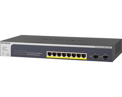 NETGEAR GS510TPP - Netwerk Switch - Smart Managed - 1 Gbps - PoE Switch - 8 poorten