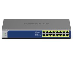 NETGEAR GS516PP - Netwerk Switch - Unmanaged - 1 Gbps - PoE Switch - 16 poorten