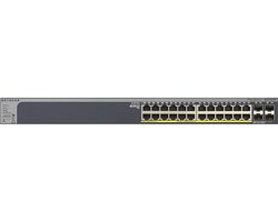 NETGEAR GS728TP - Netwerk Switch - Smart Managed - 1 Gbps - PoE Switch -24 poorten