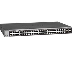 NETGEAR GS748T - Netwerk Switch - Smart Managed - 1 Gbps - 48 poorten
