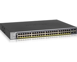 NETGEAR GS752TP - Netwerk Switch - Smart Managed - 1 Gbps - PoE Switch - 48 poorten