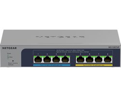 NETGEAR MS108TUP - Netwerkswitch - Smart Managed - 2.5 Gbps - PoE - 8 poorten