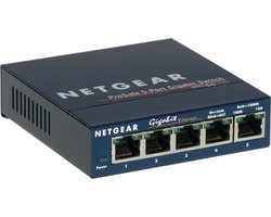 NETGEAR ProSAFE GS105 - Netwerk Switch - Unmanaged - 5 Poorten