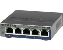 NETGEAR ProSAFE GS105E - Netwerk Switch - Smart Managed - 5 Poorten