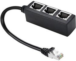 Netwerk Kabel Splitter 1 naar 3 Poort RJ45 Ethernet Adapter voor CAT 5/6/7