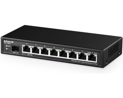 Netwerk Switch - 8 Poorten - Internet Splitter - Ethernet - Voor Internetkabel