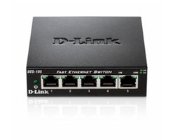 Netwerk Switch - Ethernet Hub - Snel Internet - 5 Poorten - Compact Ontwerp - Zwart