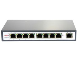 ONV 31008P - PoE Switch 8+1 poort - IEEE802.3af - 10/100Mbps