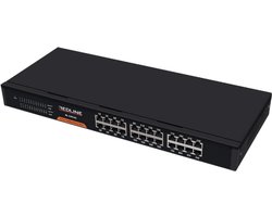 Redline RL-S2024G 24-poorts Gigabit Netwerkswitch – 10/100/1000 Mbps – RJ-45 – Plug & Play