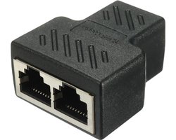 RJ45 Splitter 1 naar 2 Netwerk Adapter -  Connector - LAN