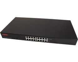 ROLINE 19" Fast Ethernet PoE Mid-Span injector, 8 poorten