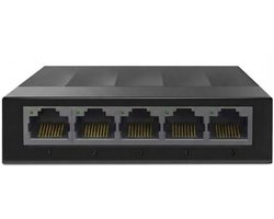 SNJY® Netwerk Switch - Netwerk Splitter - Ethernet Splitter - 5-Poorts - Zwart