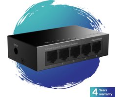 Strong SW5000M netwerk-switch Gigabit Ethernet (10/100/1000) Zwart