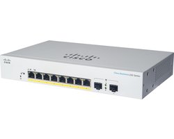 Switch CISCO CBS220-8T-E-2G-EU White
