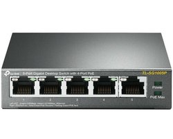 TP-Link TL-SG1005P - Netwerkswitch - Unmanaged - PoE - 5-Poorts