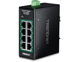 Trendnet TI-PGLC80 - Netwerkswitch - Unmanaged - PoE