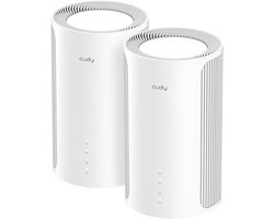Tri-Band WiFi 7 Mesh Systeem 11000Mbps, 2-Pack voor Volledig Huisbereik met 10Gbps Poorten