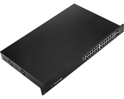 Ubiquiti EdgeSwitch - Netwerkswitch - Managed - 24 Poorten - Power over Ethernet (POE) - Zwart