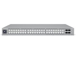 UniFi USW-Pro-Max-48-PoE - Switch 48 poorten - 32 x GbE ports - 16 x 2.5 GbE PoE++ - 4 x SFP+ - Zilver