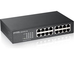ZyXEL GS1100-16 - Netwerkswitch - Unmanaged - 16 Poorten