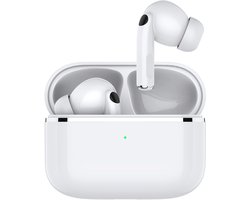 AUDEX Draadloze Bluetooth Oordopjes 5.4 – In-Ear Earbuds met Noise Cancelling – HD Microfoon – 30 Uur Speeltijd – Touch Control – USB-C Oplaadcase – Wit