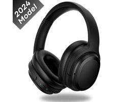 Avalect 2024 ClarityPro Draadloze Koptelefoon - Noise Cancelling - Bluetooth verbinding - Over-ear - Hoofdtelefoon - Active Noise Cancelling - Zwart