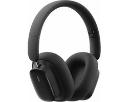 Baseus Bowie H1i bluetooth koptelefoon Noise Cancelling Draadloze Koptelefoon ANC Zwart