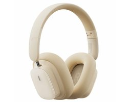 Baseus Bowie H1i Noise Cancelling Draadloze Koptelefoon ANC Beige