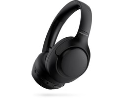 Draadloze Bluetooth Koptelefoon Noise Cancelling - Hybrid ANC - Bluetooth 5.3 - 60 Uur Batterij - Headset met Microfoon Noise Cancelling ENC - Koptelefoon met draad modus - Extra Bass - Equalizer App - Zwart