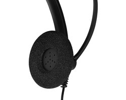 EPOS Impact SC 60 USB ML On Ear headset Telefoon Kabel Stereo Zwart Ruisonderdrukking (microfoon), Noise Cancelling Vol