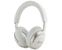 Guess Bluetooth ANC Headphones Metal Script Logo - Wit/Beige