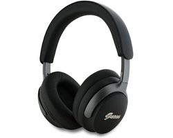 Guess Bluetooth ANC Headphones Metal Script Logo - Zwart